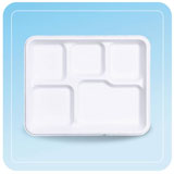 5 Compartment Paper Plates